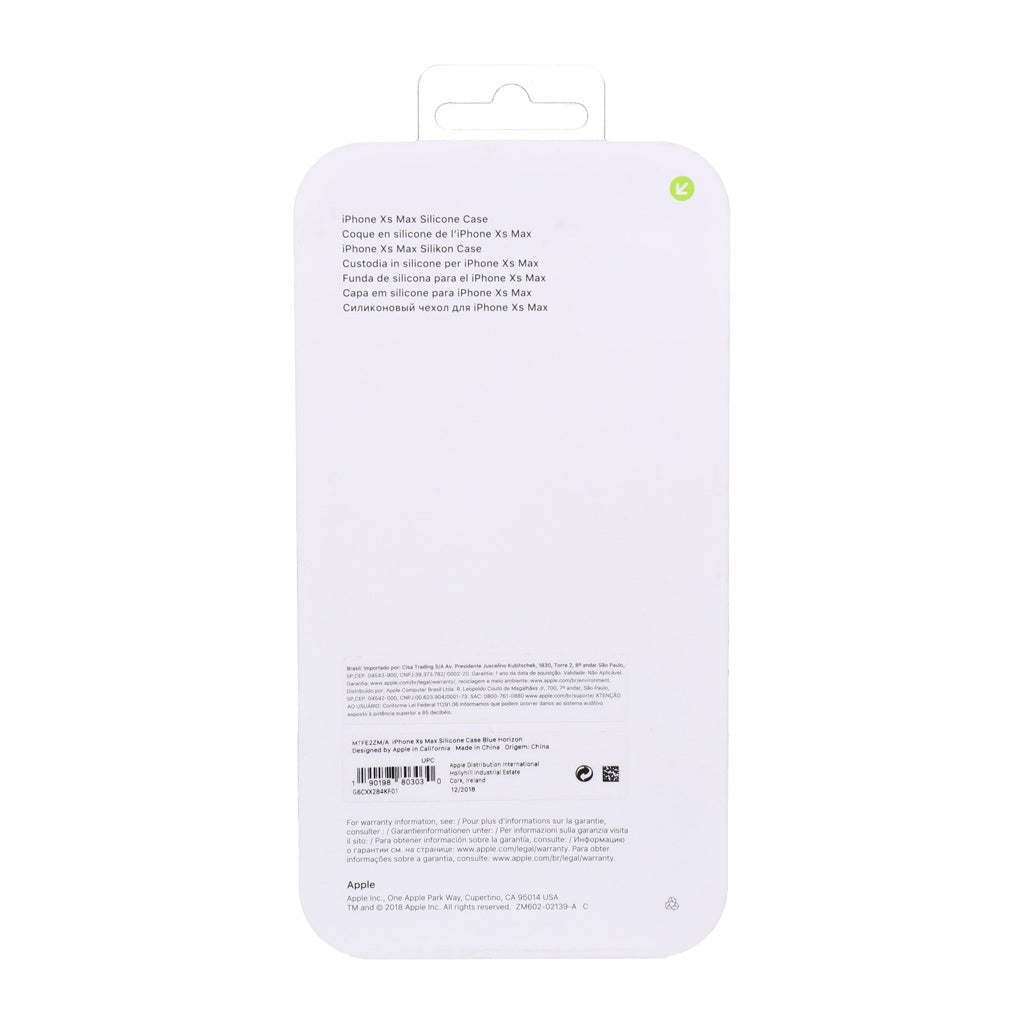 Husa Silicon Apple pt. iPhone XS Max Blue Horizon - MTFE2ZM/A Originala - 190198803030 - 5