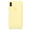 Husa Silicon Apple pt. iPhone XS Max, Mellow Yellow - MUJR2ZM/A, Originala