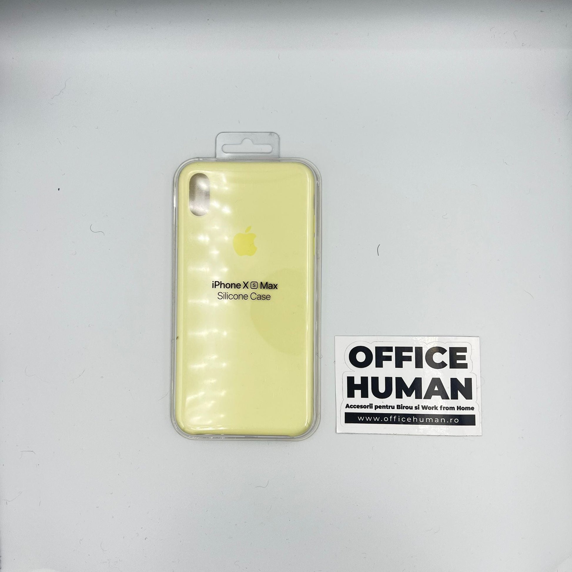Husa Silicon Apple pt. iPhone XS Max Mellow Yellow - MUJR2ZM/A Originala - 190199031609 - 4