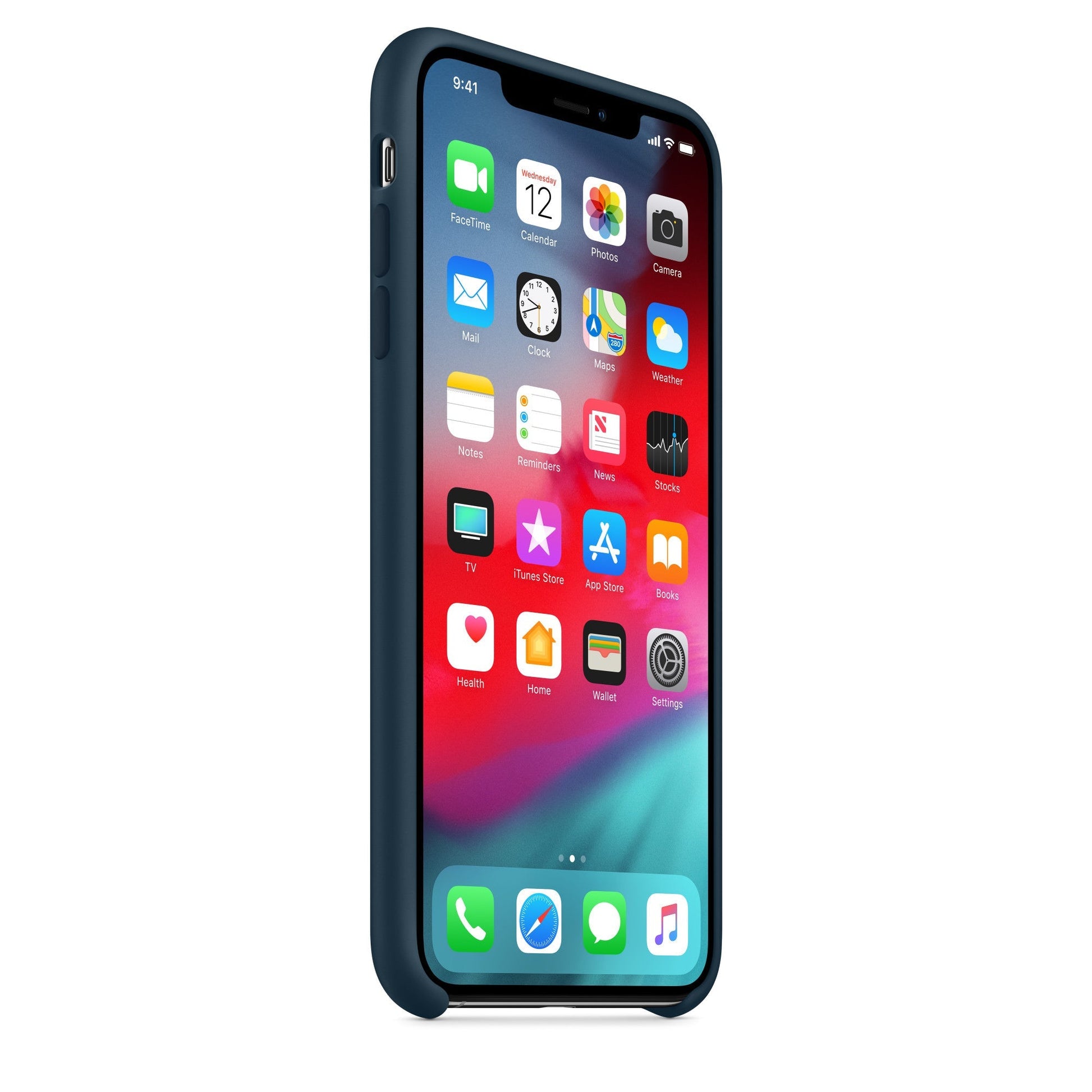 Husa Silicon Apple pt. iPhone XS Max Pacific Green - MUJQ2ZM/A Originala - 190199031562 - 3