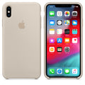 Husa Silicon Apple pt. iPhone XS Max, Stone - MRWJ2ZM/A, Originala