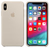 Husa Silicon Apple pt. iPhone XS Max, Stone - MRWJ2ZM/A, Originala