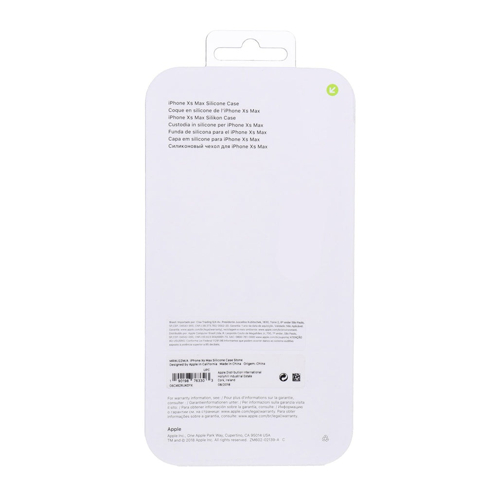 Husa Silicon Apple pt. iPhone XS Max Stone - MRWJ2ZM/A Originala - 190198763303 - 4