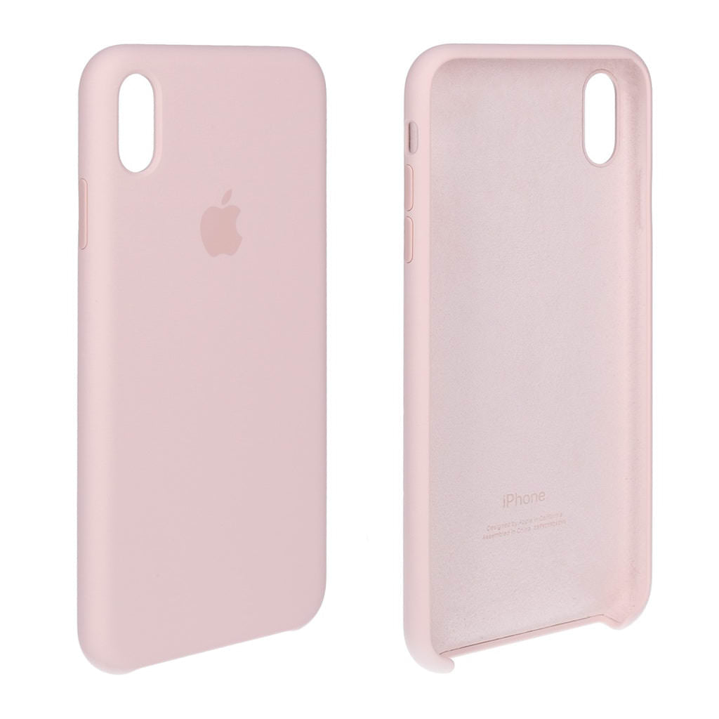 Husa Silicon Apple pt. iPhone XS & X Pink Sand - MQT62ZM/A Originala - 190198522733 - 4