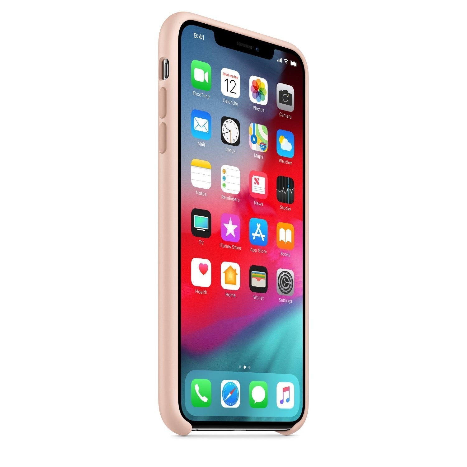 Husa Silicon Apple pt. iPhone XS & X Pink Sand - MQT62ZM/A Originala - 190198522733 - 3