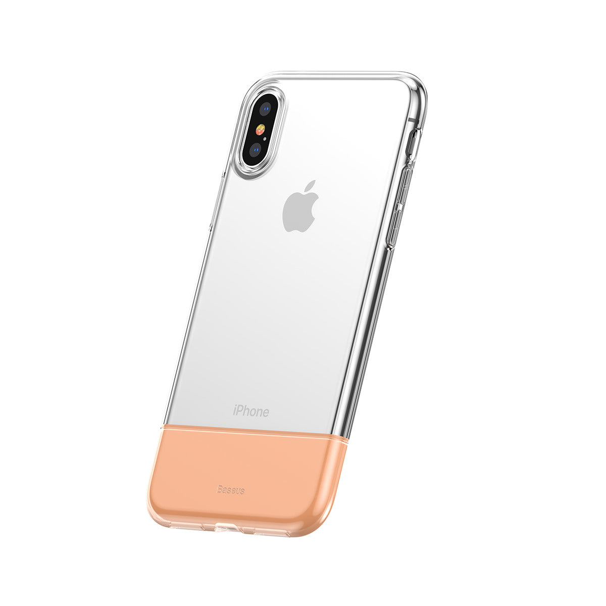 Husa Silicon Baseus Half to pt. iPhone XS Max - Gold - WIAPIPH65-RY0V - 6932172618971 - 3