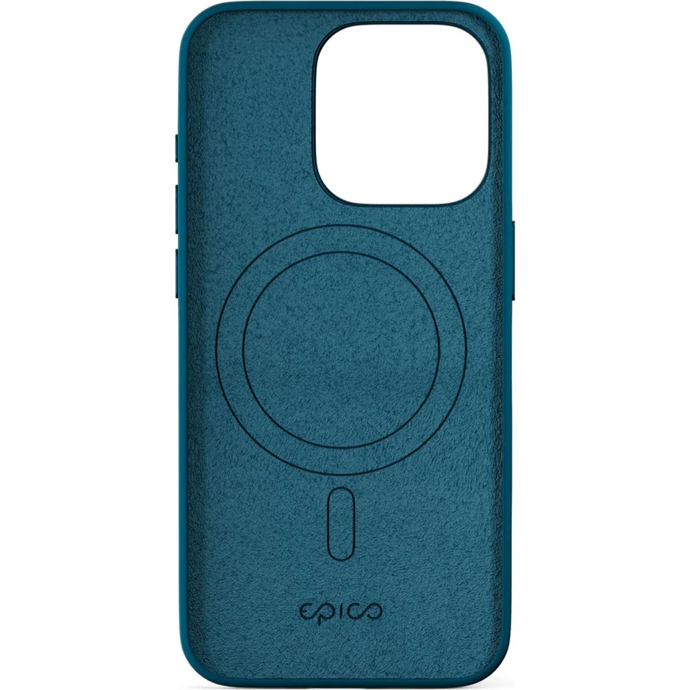 Husa Silicon Epico Mag+ Pro pt. iPhone 16 Max Petrol Blue - Certificare SGS MagSafe & QI2 Aluminiu - 91110102600001 - 8596049191745 - 6