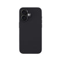 Husa Silicon Epico Mag+ Pro pt. iPhone 16, Negru - Certificare SGS, MagSafe & QI2, Aluminiu