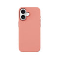 Husa Silicon Epico Mag+ Pro pt. iPhone 16, Peach Pink - Certificare SGS, MagSafe & QI2, Aluminiu