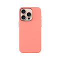 Husa Silicon Epico Mag+ Pro pt. iPhone 16 Pro, Peach Pink - Certificare SGS, MagSafe & QI2, Aluminiu