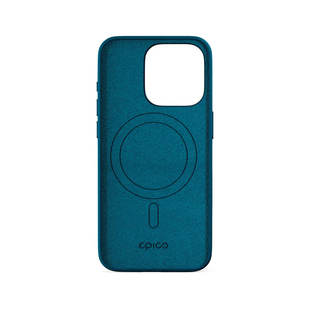 Husa Silicon Epico Mag+ Pro pt. iPhone 16 Petrol Blue - Certificare SGS MagSafe & QI2 Aluminiu - 91010102600001 - 8596049191691 - 4