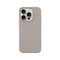 Husa Silicon Epico Mag+ Pro pt. iPhone 16 Pro, Titanium Beige - Certificare SGS, MagSafe & QI2, Aluminiu