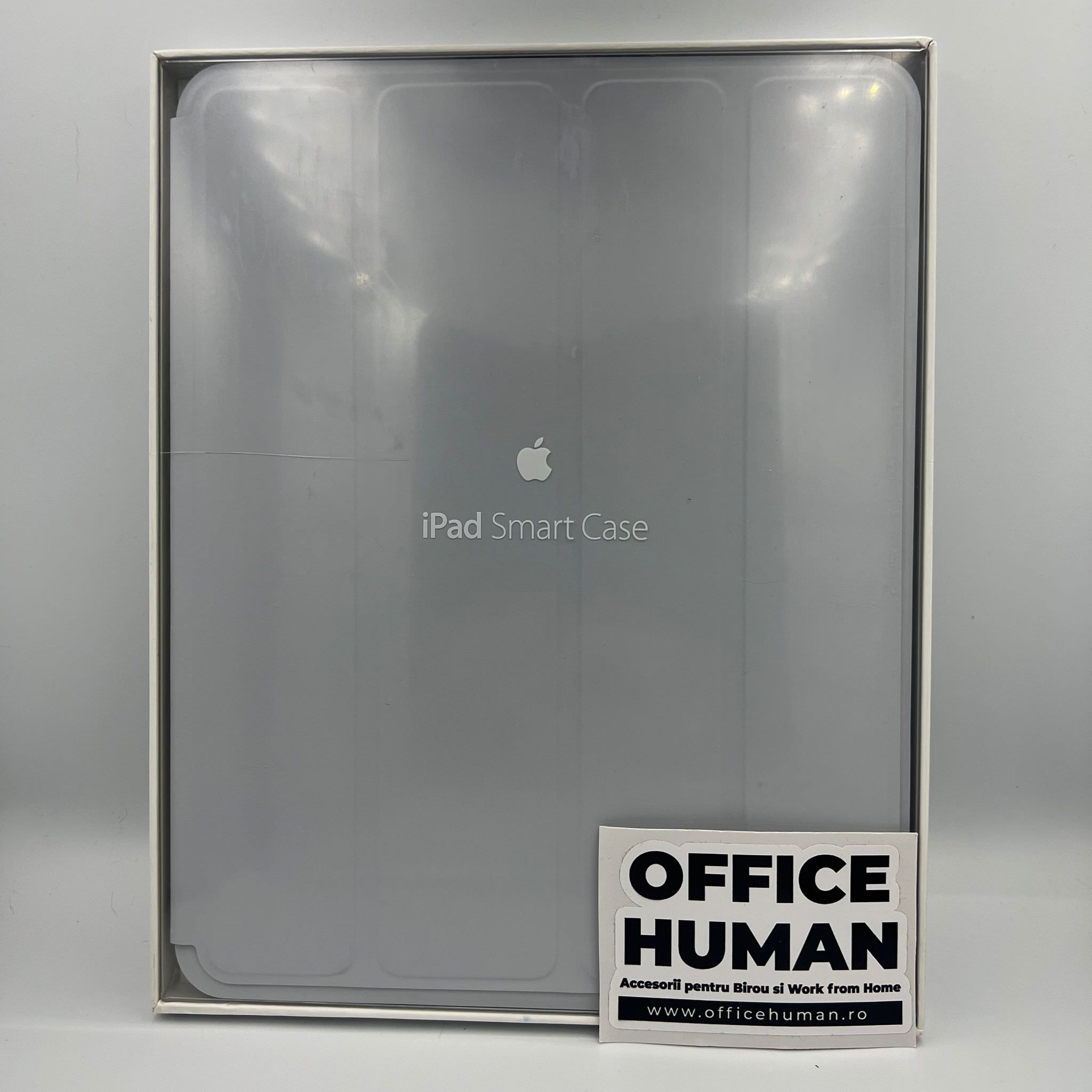 Husa Smart Case Apple pt. iPad 4 / 3 / 2 Light Gray - MD455ZM/A Originala - 885909560844 - 9