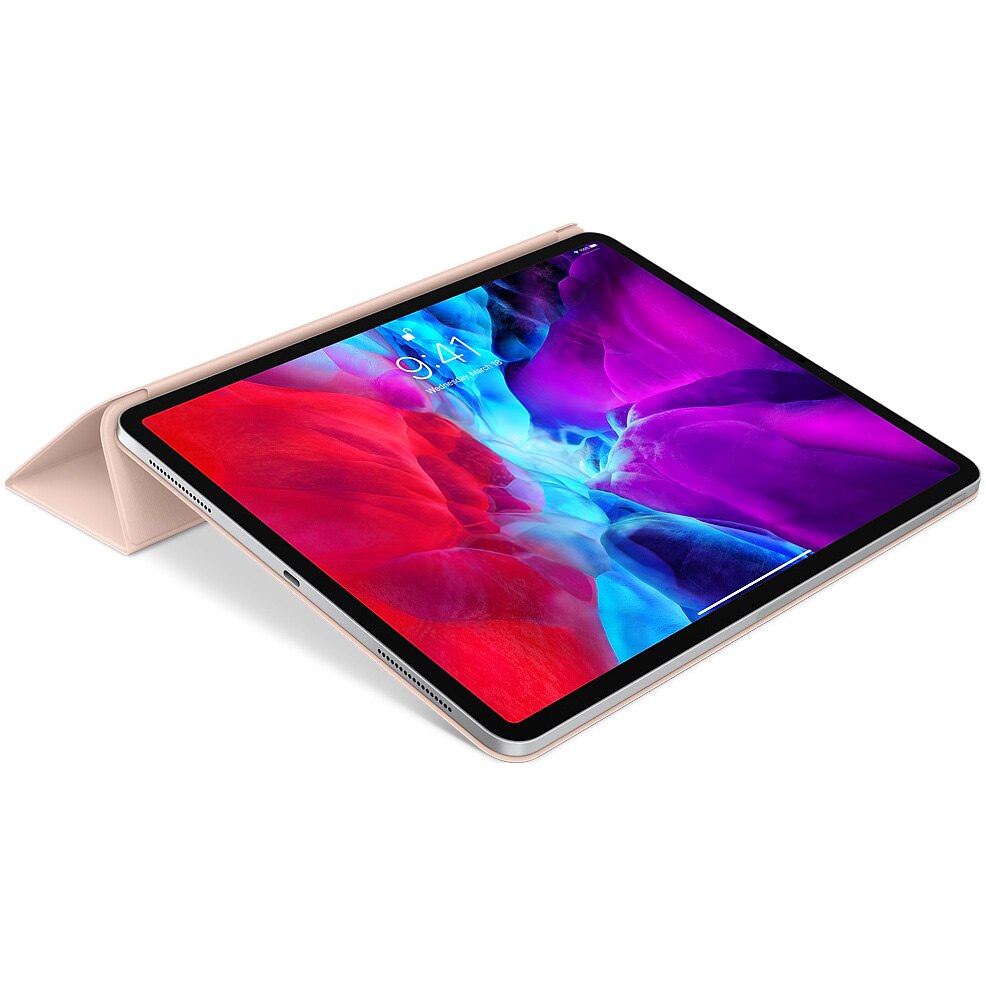 Husa Smart Folio Apple pt. iPad Air 13 2025/2024 Pro 12.9’’ 2018 (Gen. 3) Pink Sand - MVQN2FE/A Originala Resigilat - MVQN2FE/A-A