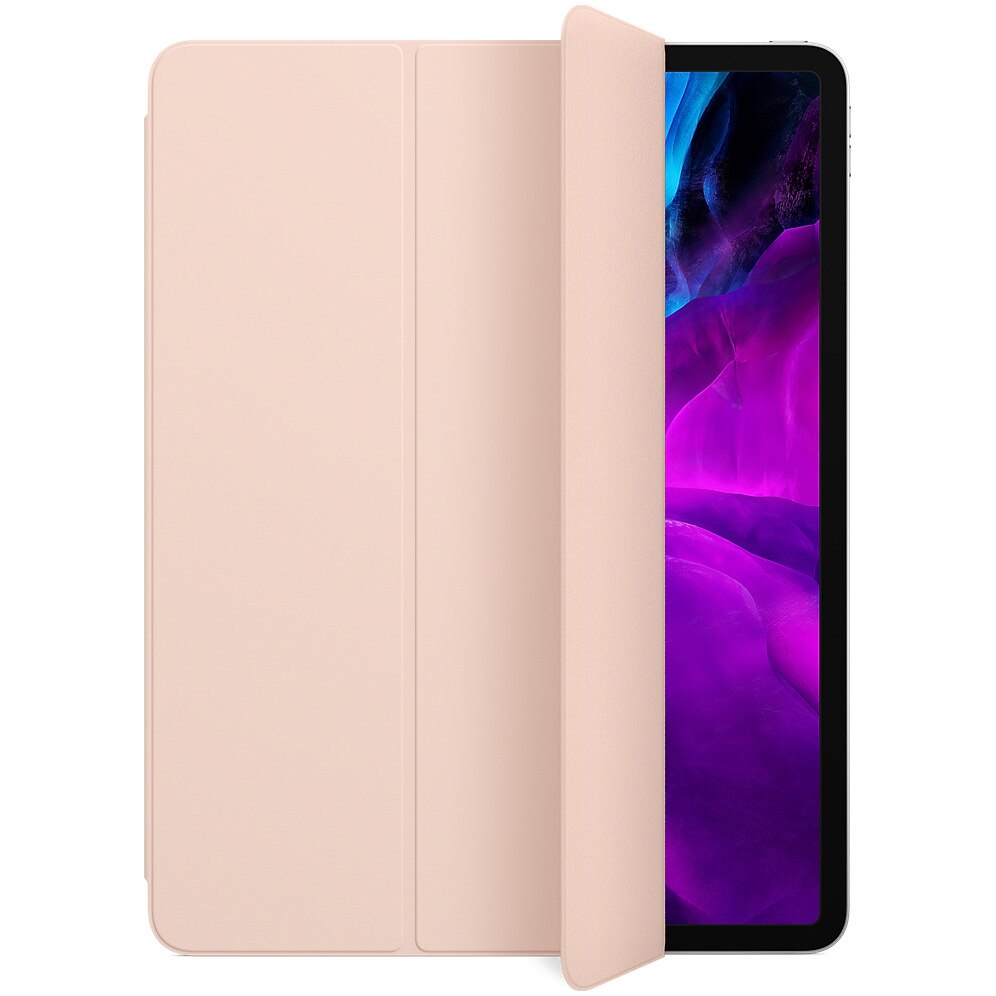 Husa Smart Folio Apple pt. iPad Air 13 2025/2024 Pro 12.9’’ 2018 (Gen. 3) Pink Sand - MVQN2FE/A Originala Resigilat - MVQN2FE/A-A