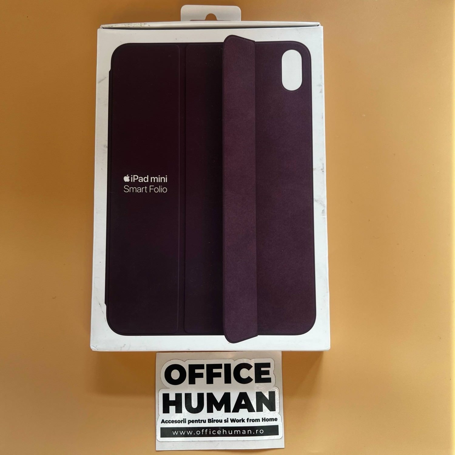 Husa Smart Folio Apple pt. iPad Mini 7 & 6 Dark Cherry - MM6K3ZM/A Originala Resigilat - 194252789421 - 2
