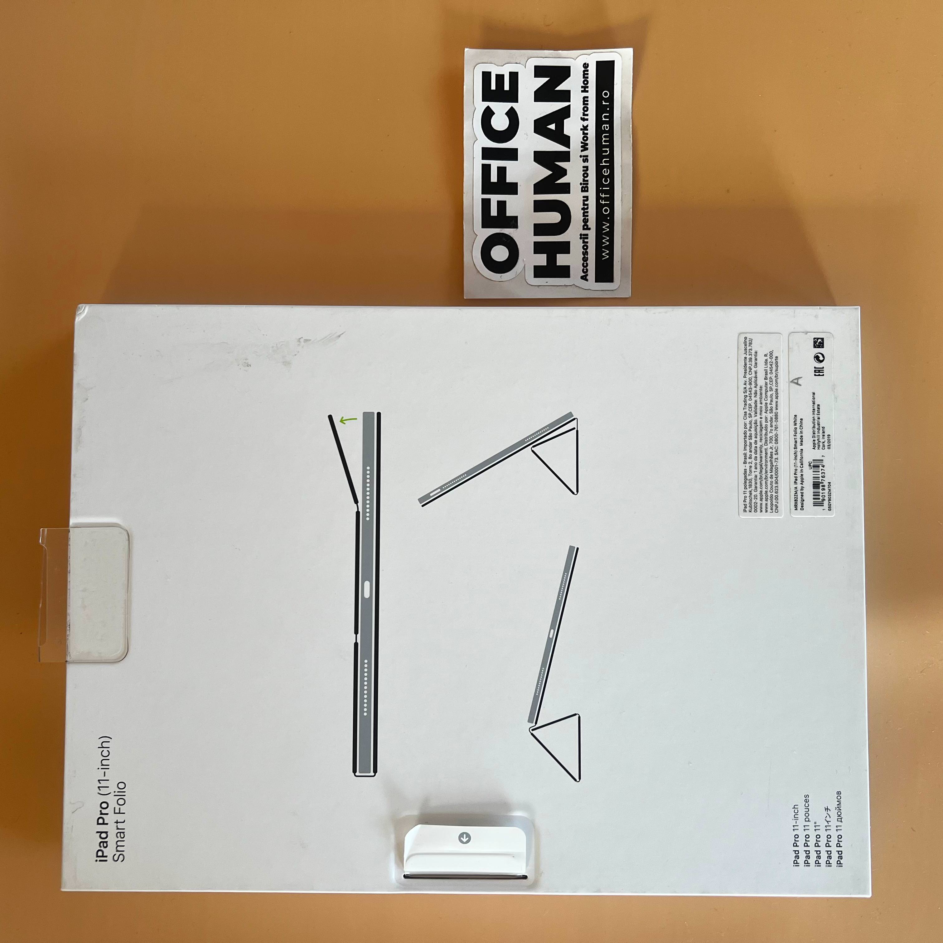 Husa Smart Folio Apple pt. iPad Pro 11’’ (2018) Air 11 2025/2024 5/4 White - MRX82ZM/A Originala Resigilat - 6