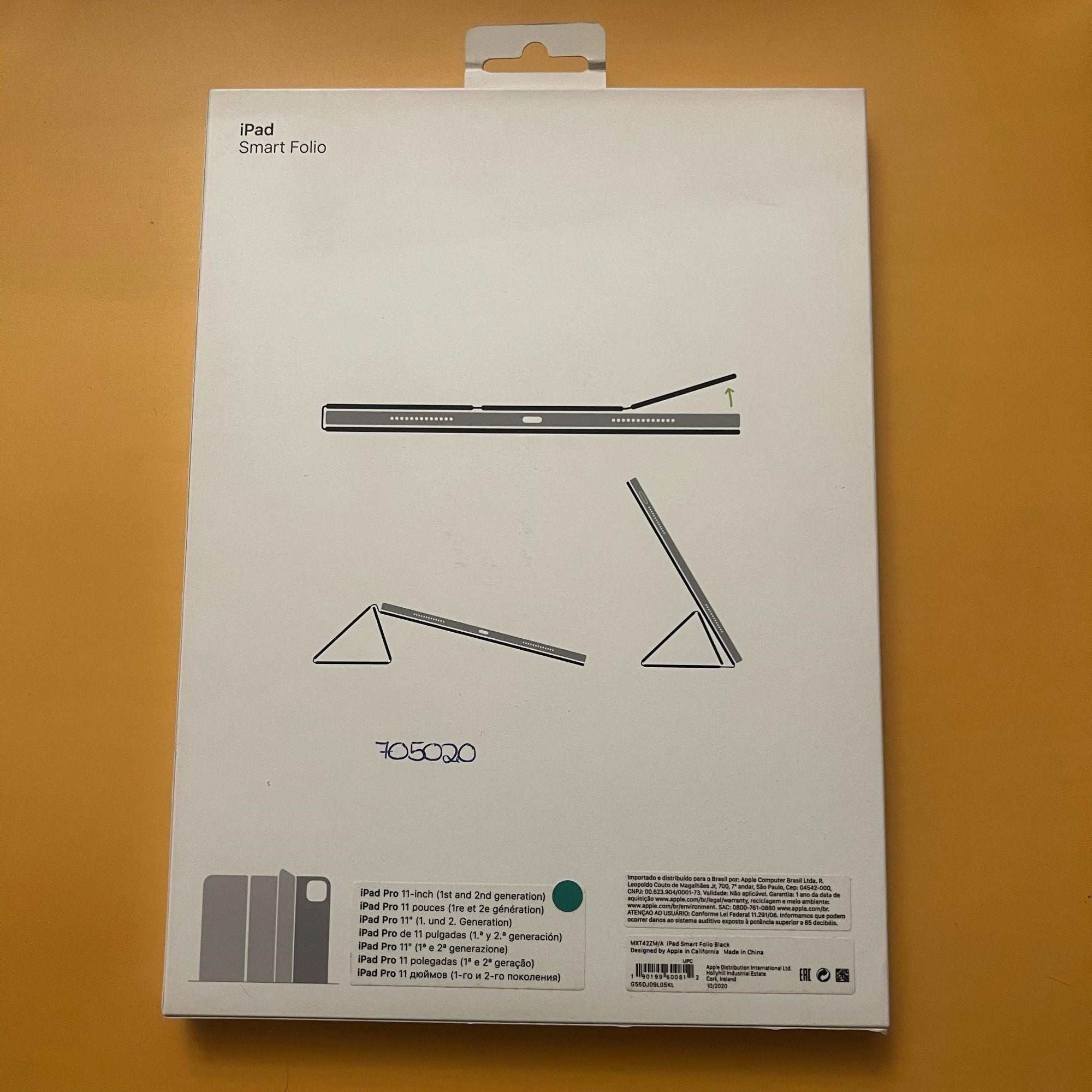 Husa Smart Folio Apple pt. iPad Pro 11’ (2022/2021/2020/2018) Air 5/4 Black - MXT42ZM/A Originala Resigilat - 190199600812 - 7