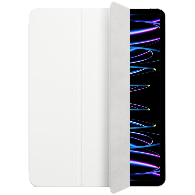 Husa Smart Folio Apple pt. iPad Pro 12.9’ (2022/2021/2020/2018) White - MJMH3ZM/A Originala Resigilat - Cu cutie - 194252438596 - 1