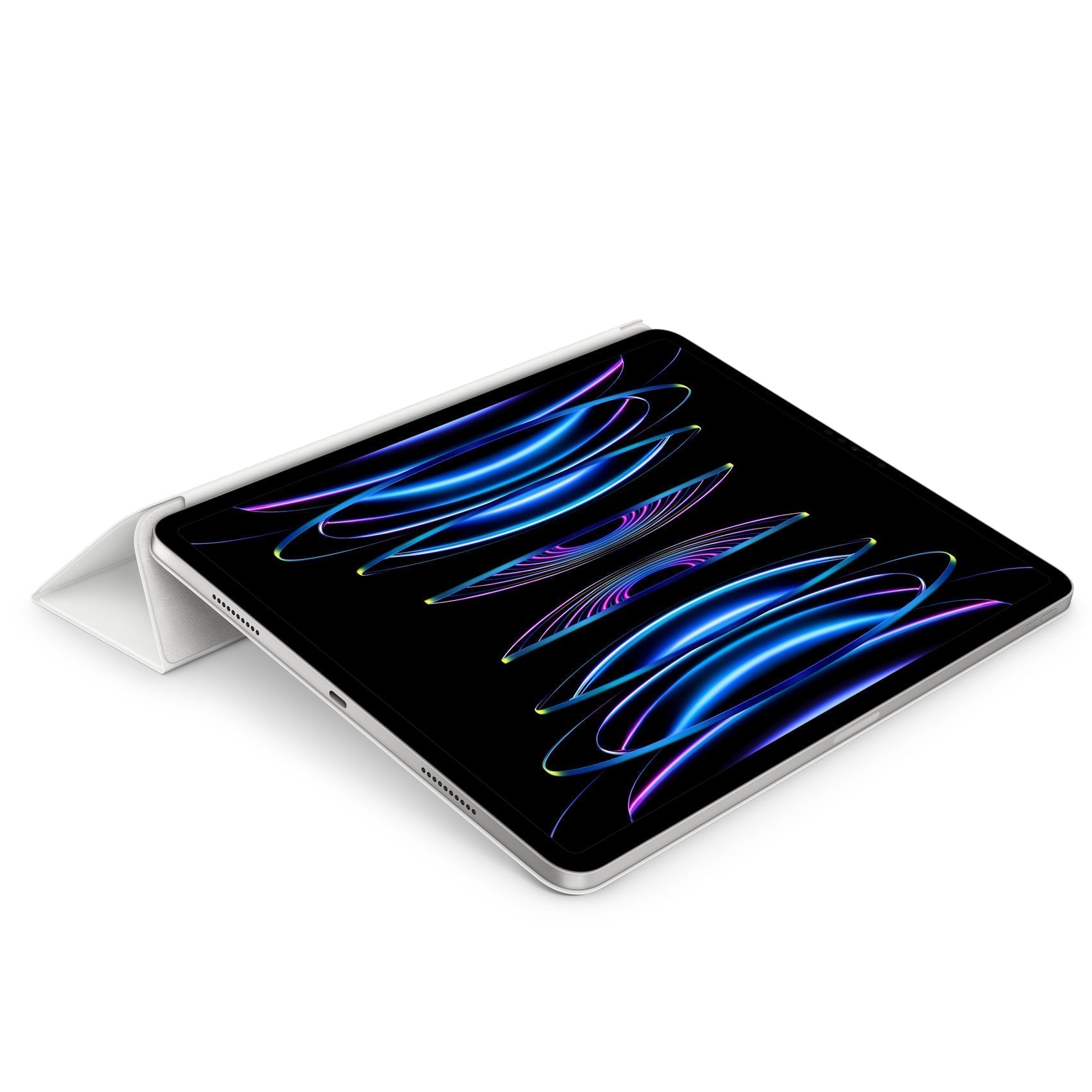 Husa Smart Folio Apple pt. iPad Pro 12.9’ (2022/2021/2020/2018) White - MJMH3ZM/A Originala Resigilat - 194252438596 - 5
