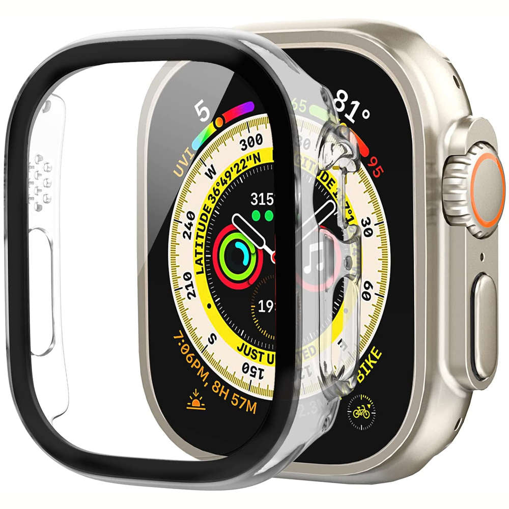 Husa Sticla & Policarbonat Alogy pt. Apple Watch Ultra 1 2 49 mm - Clear - 15309 - 5907765687949