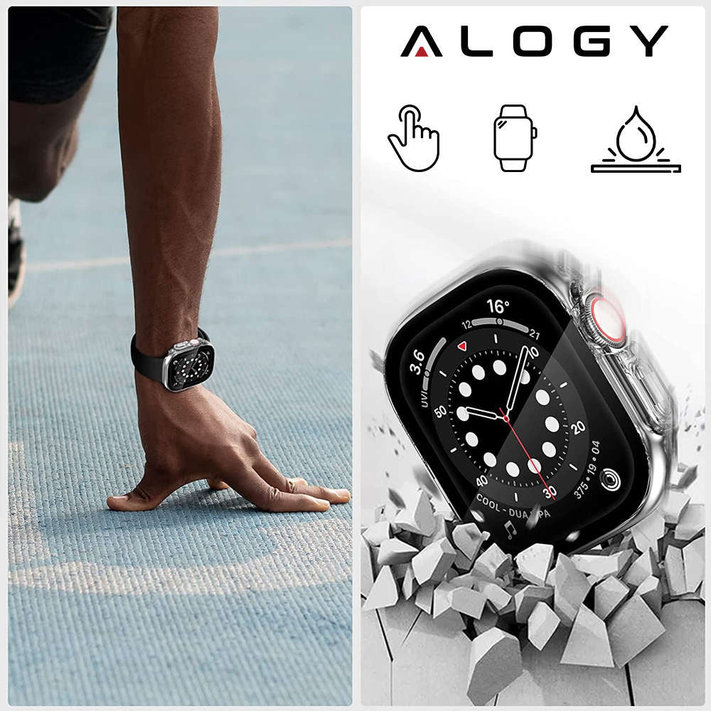 Husa Sticla & Policarbonat Alogy pt. Apple Watch Ultra 1 2 49 mm - Clear - 15309 - 5907765687949 - 4