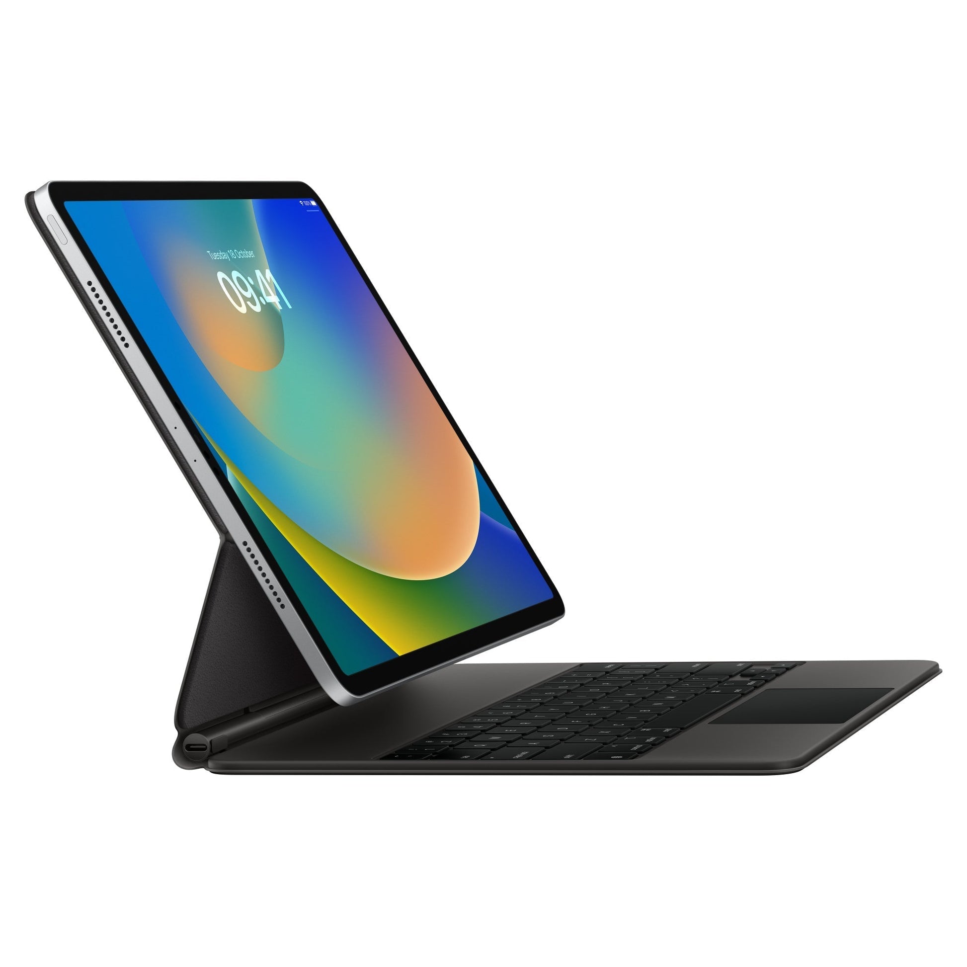 Husa Tastatura Apple Magic Keyboard pt. iPad Pro 12.9’ (2022/2021/2020/2018) - MJQK3B/A British EN Originala Resigilat - MJQK3B/A-B