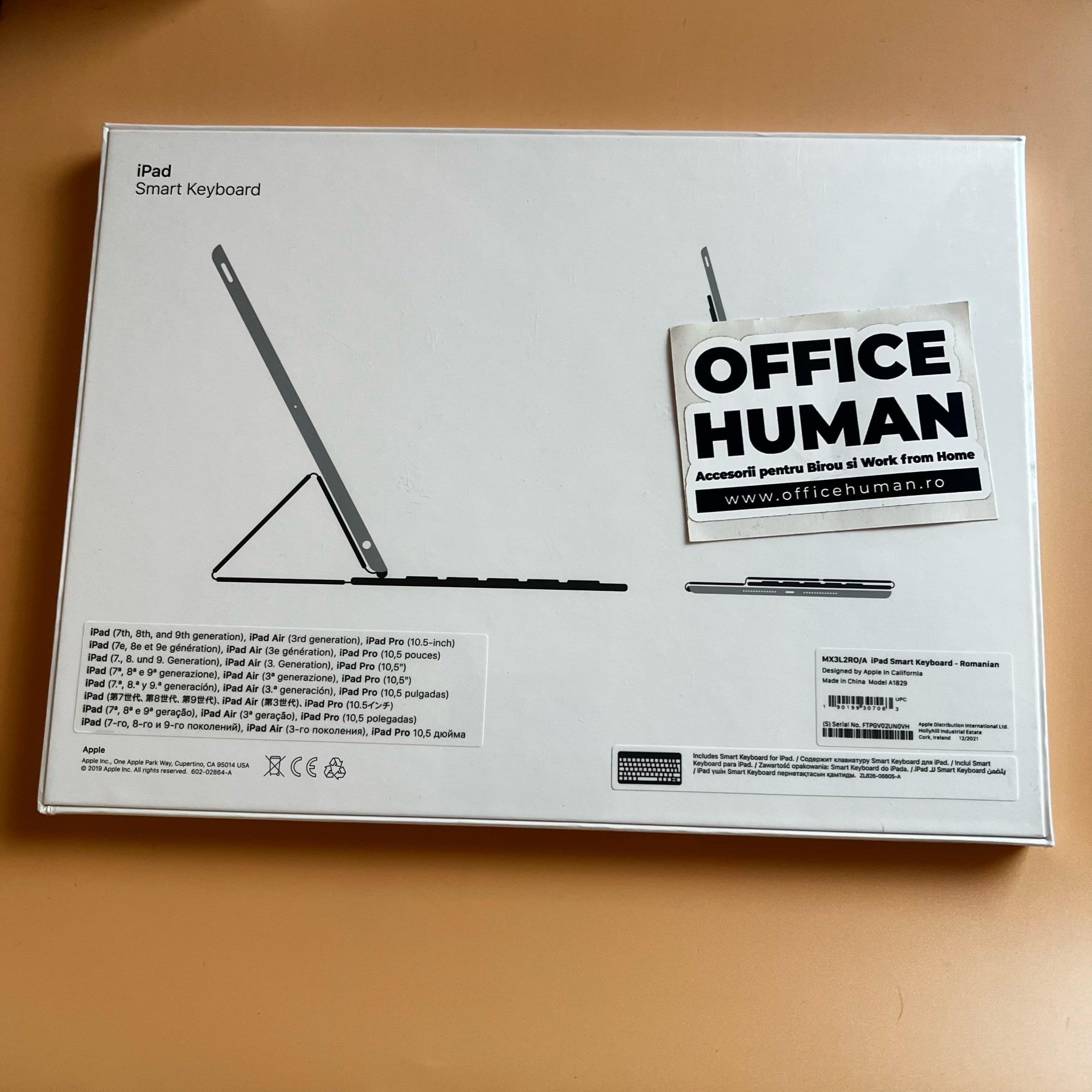 Husa Tastatura Apple Smart Folio Keyboard pt. iPad 9 8 & 7 Pro 10.5 Air 3 (2019) - MX3L2RO/A Romana Originala - 190199307063 - 6