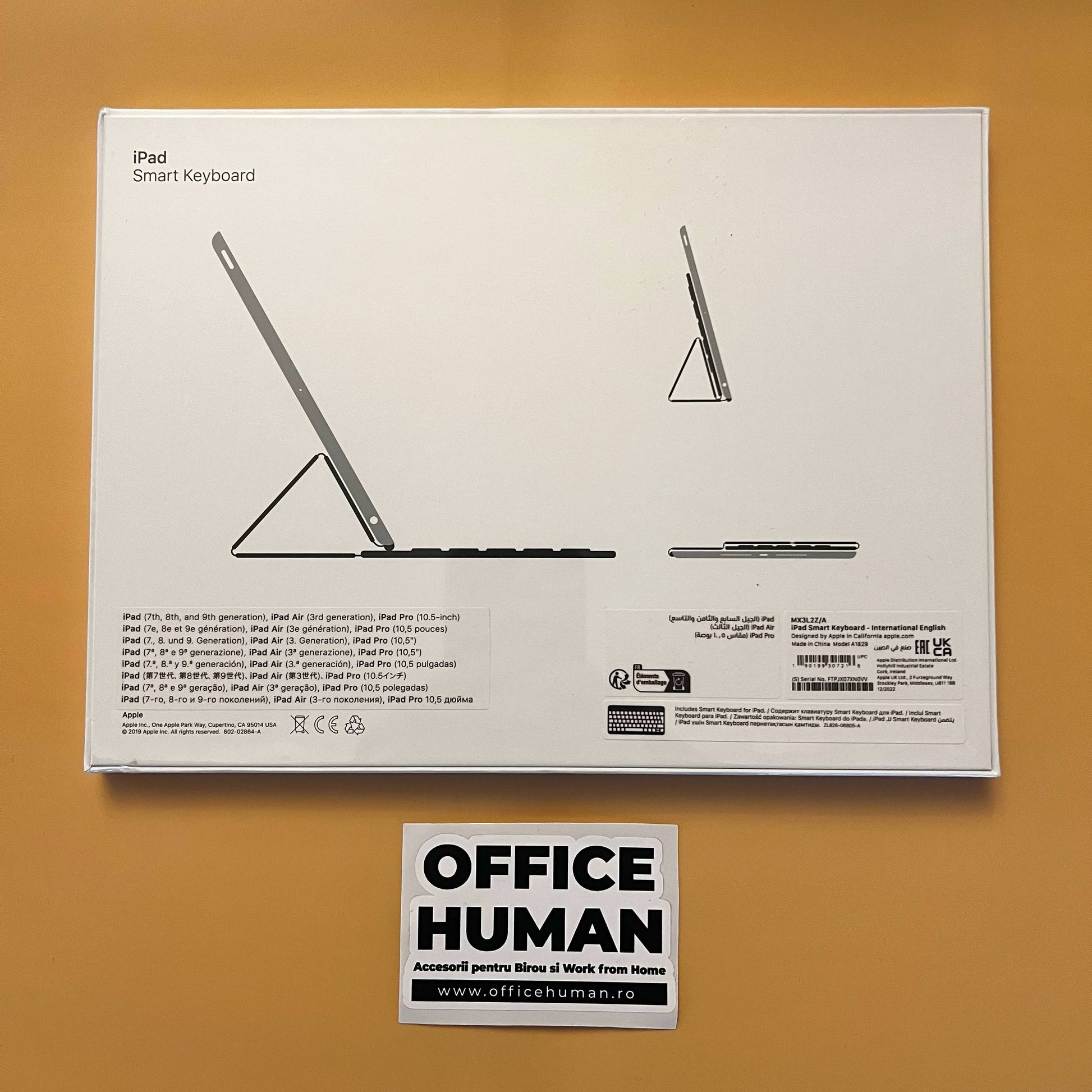 Husa Tastatura Apple Smart Folio Keyboard pt. iPad 9 8 & 7 Pro 10.5 Air 3 (2019) - MX3L2Z/A Int. English Originala - 190199307216 - 6