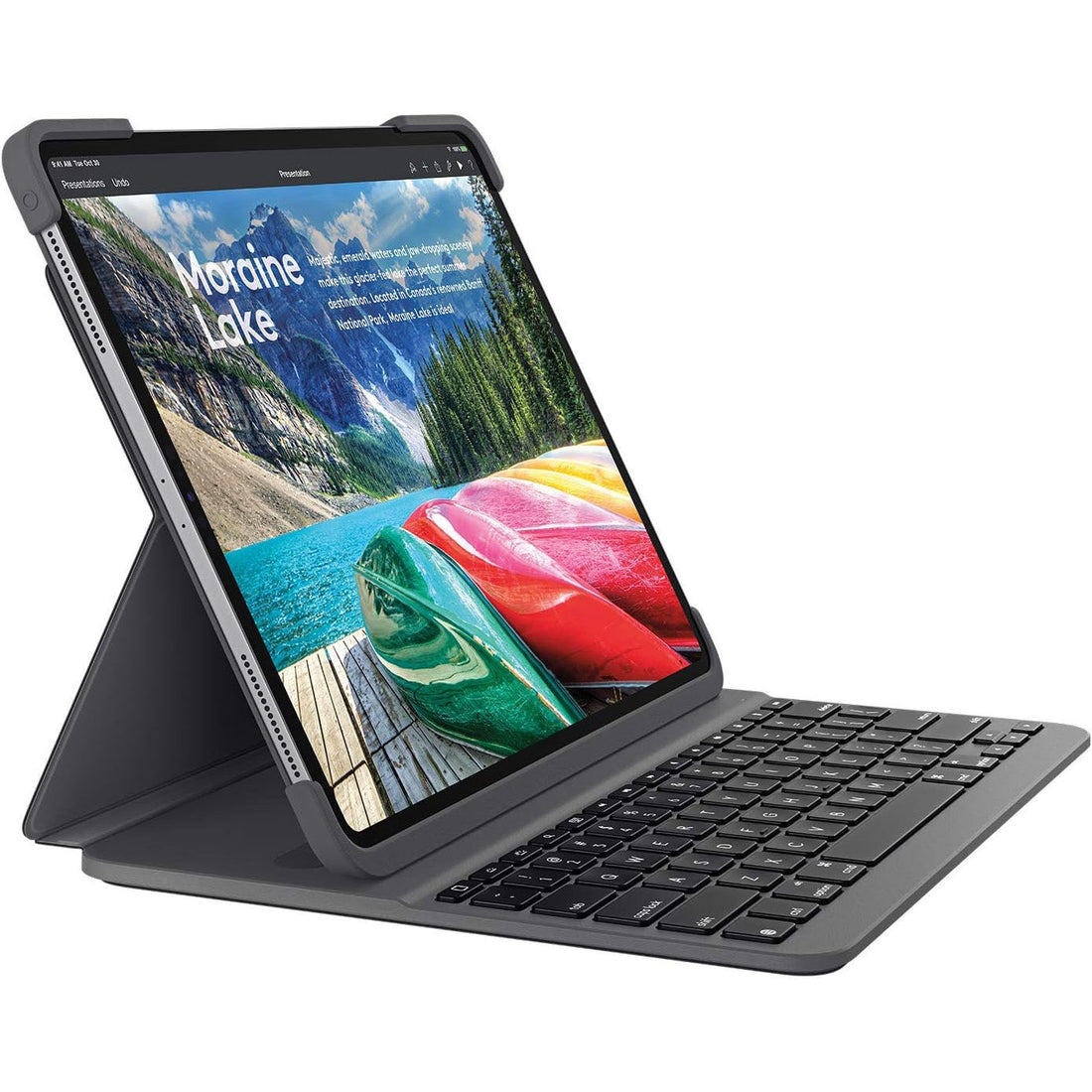 Husa Tastatura Lgitech Slim Folio Pro pt. iPad 11’’ (2018) 1st Gen - Layout International Resigilat - YR0070 - 0097855147462 - 1