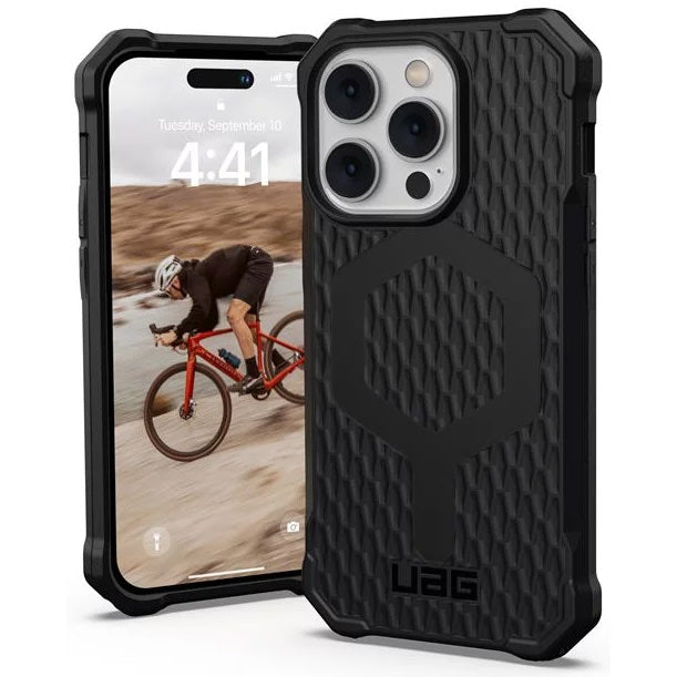 Husa Urban Armor Gear Essential pt. iPhone 14 Pro Black MagSafe - 114091114040 - 840283904554 - 2