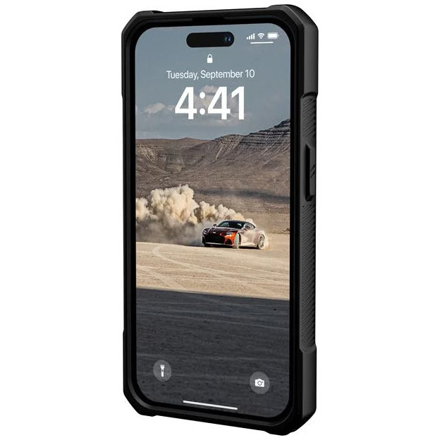 Husa Urban Armor Gear Monarch pt. iPhone 14 Pro Black Fibra de Carbon - 114034114242 - 840283901829 - 6