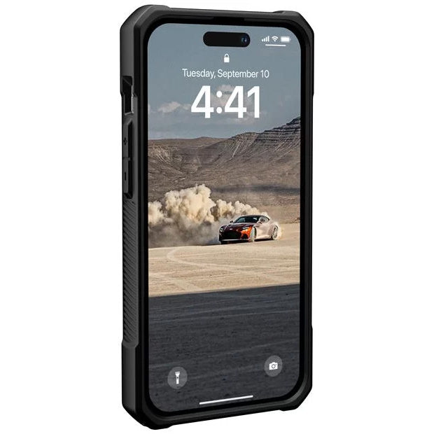 Husa Urban Armor Gear Monarch pt. iPhone 14 Pro Black Fibra de Carbon - 114034114242 - 840283901829 - 7
