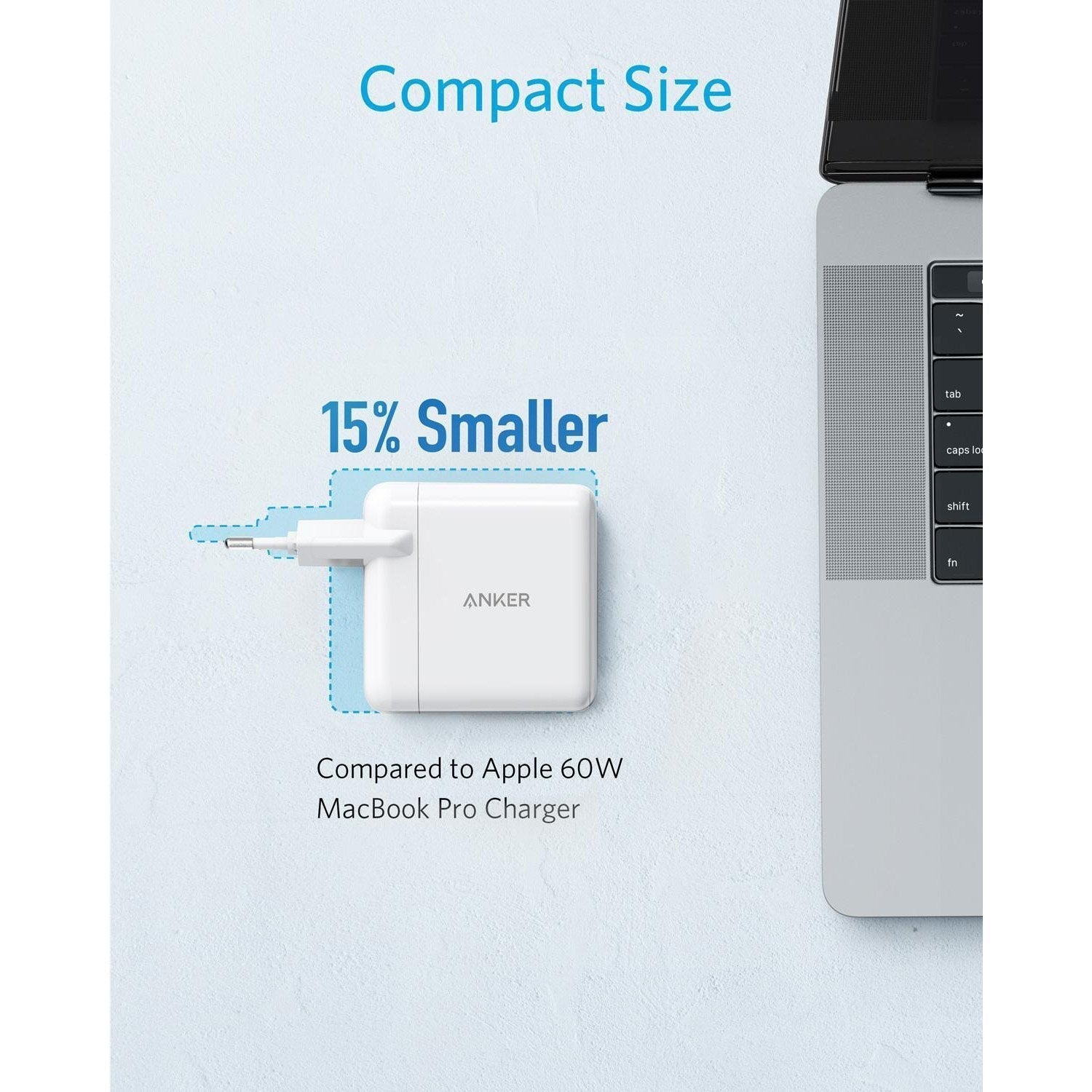 Incarcator Priza Anker PowerPort + Atom III - 45W USB-C + 15W USB GaN PowerIQ 3.0 Power Delivery - A2322321 - 194644019617 - 6