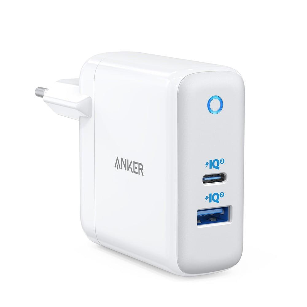 Incarcator Priza Anker PowerPort + Atom III - 45W USB-C + 15W USB GaN PowerIQ 3.0 Power Delivery - A2322321 - 194644019617 - 1