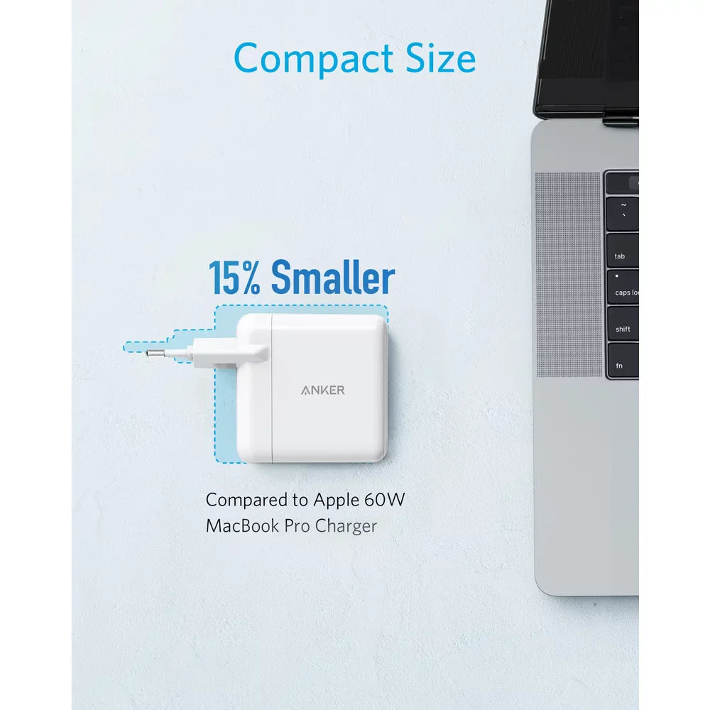 Incarcator Priza Anker PowerPort PD + 2 20 W USB-C + 15 USB Power Delivery PowerIQ - A2636G21 - 0194644057947 - 3