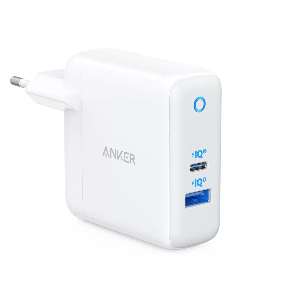 Incarcator Priza Anker PowerPort PD + 2 20 W USB-C + 15 USB Power Delivery PowerIQ - A2636G21 - 0194644057947 - 1