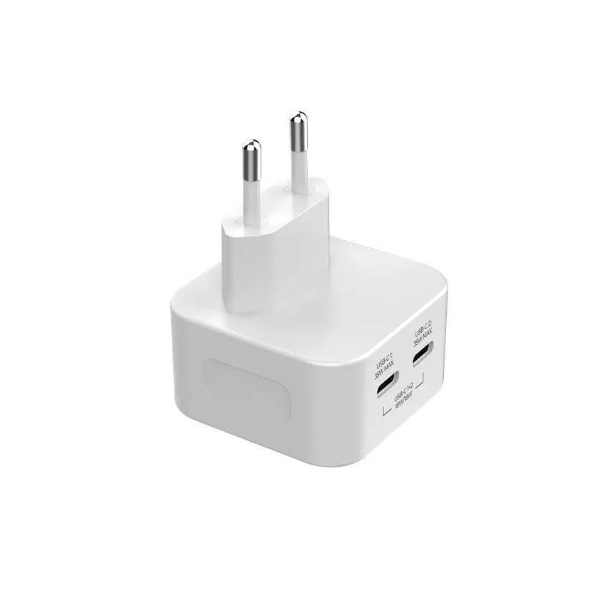 Incarcator Priza Freenet XO Basics - 35 W GaN 2 x USB-C Power Delivery 3.0 - 54268 - 4029948227276