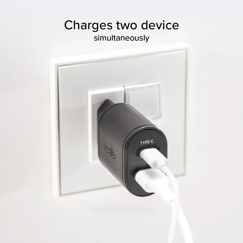 Incarcator Priza SBS 25W + 18W - USB-C USB Power Delivery AFC - TETRPD25W - 8018417329074 - 9