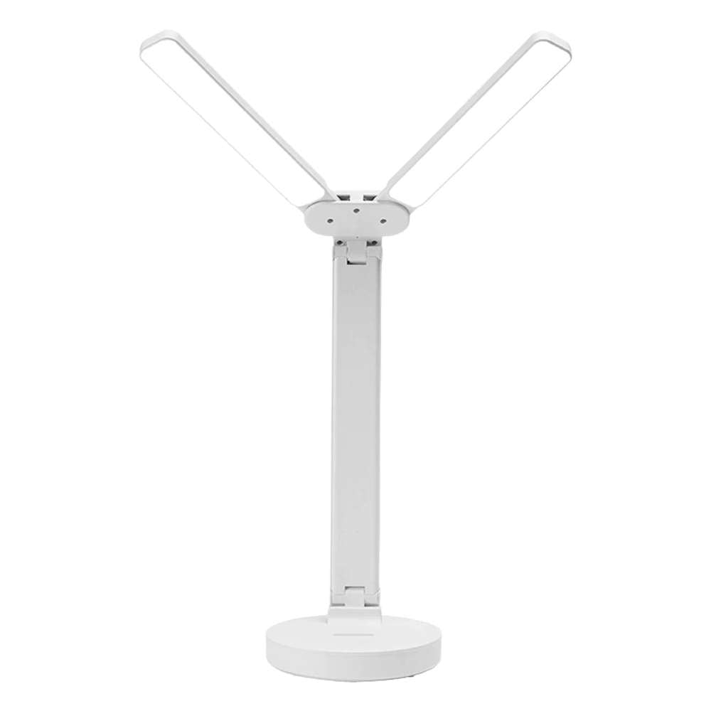 Lampa de Birou LED cu 2 Brate Alogy - 3600 mAh 3 Moduri & 5 Niveluri Luminozitate Control Touch Suport Smartphone - 5907765689691 - 1
