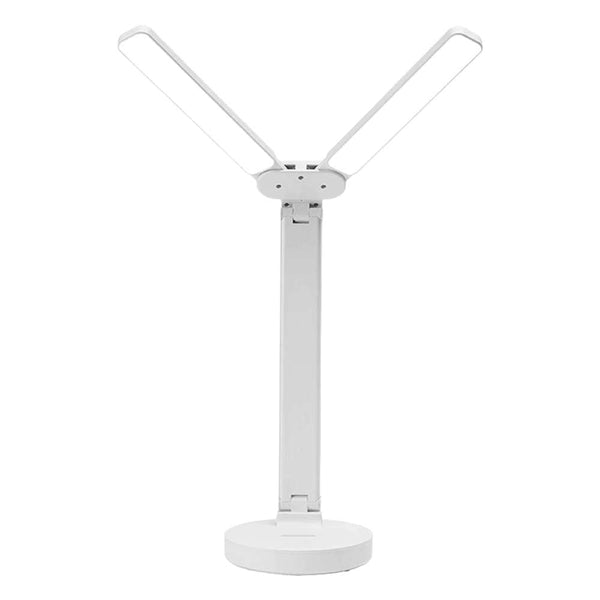 Lampa de Birou LED cu 2 Brate Alogy - 3600 mAh 3 Moduri & 5 Niveluri Luminozitate Control Touch Suport Smartphone - 5907765689691 - 1