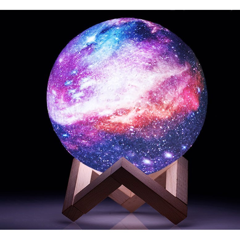 Lampa de veghe LED Luna 3D Moon Light Color 10 cm Baterii Stand On/Off - 123054 - 6426485432947 - 4