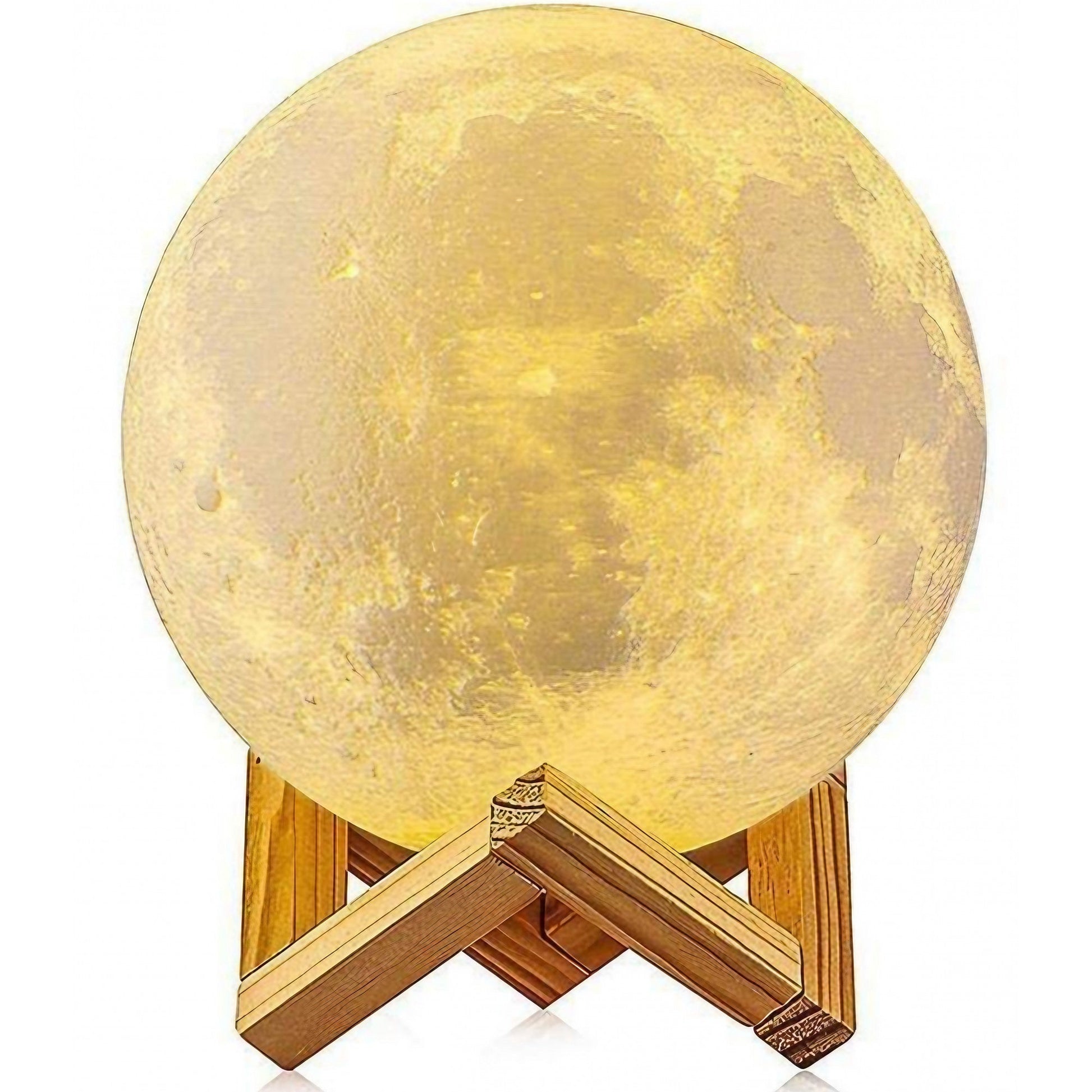 Lampa de veghe LED Luna 3D Moon Light Multicolor 8 cm Baterii Stand On/Off - 123063 - 6426485433036 - 3