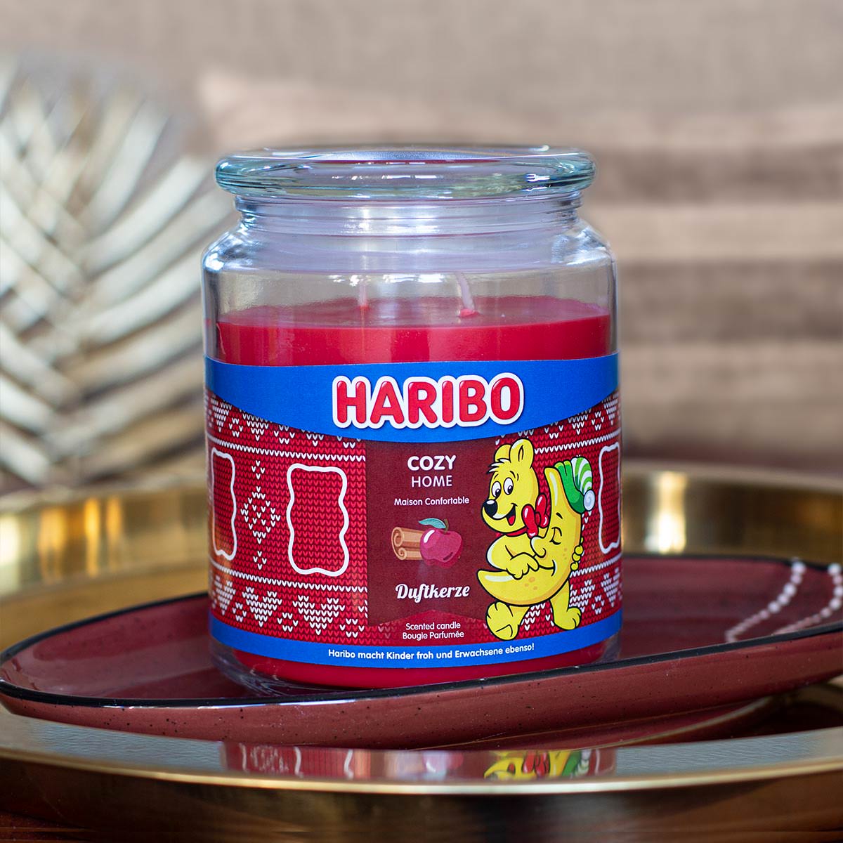 Lumanare parfumata de Craciun Haribo Cozy Home - 510g - A1814 - 4262399020557 - 4