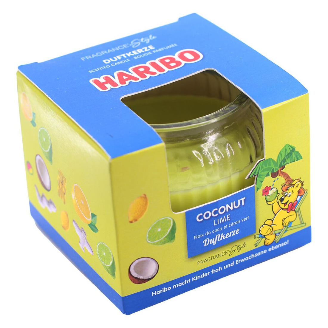 Lumanare parfumata Gift Box Haribo Coconut Lime - 85g - A1681 - 4260725369189 - 1