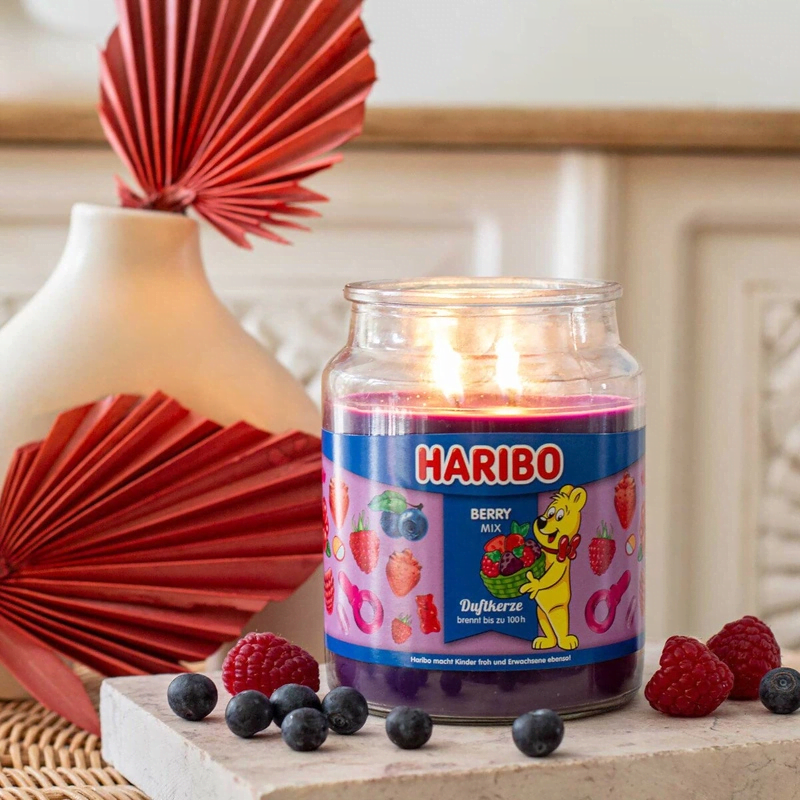 Lumanare parfumata Haribo Berry Mix - 510g - A883 - 4260676687677 - 2