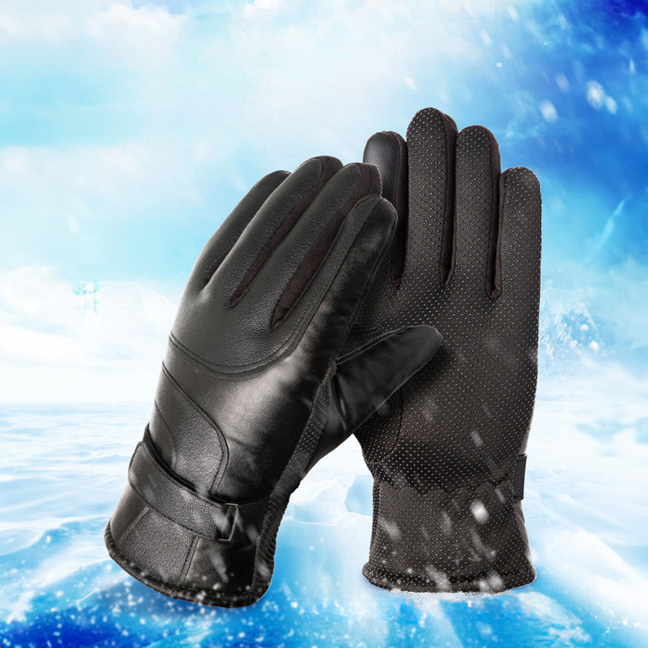 Manusi Piele Vegana Compatibile cu Ecran Touchscreen - 5907769308031 - 7