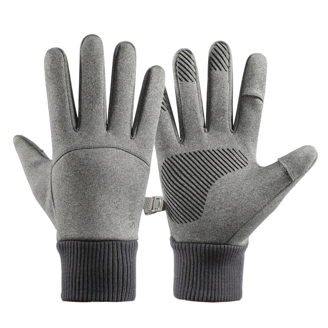 Manusi cu Protectie Termica pentru Activitati Sportive - Gray - 5907769308024 - 1