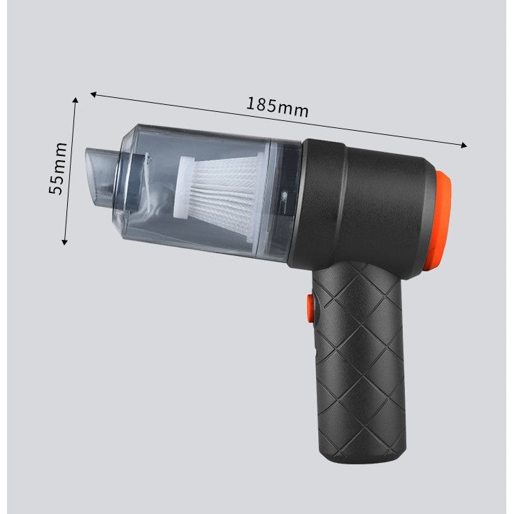 Mini Aspirator Wireless pentru Birou & Masina - 2000 mAh 120 W 7.4 V Autonomie 30 min Suflare Aspirare - YT - M2037 - 6426485460575 - 5