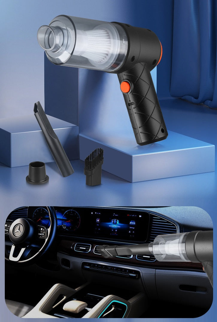 Mini Aspirator Wireless pentru Birou & Masina - 2000 mAh 120 W 7.4 V Autonomie 30 min Suflare Aspirare - YT - M2037 - 6426485460575 - 3